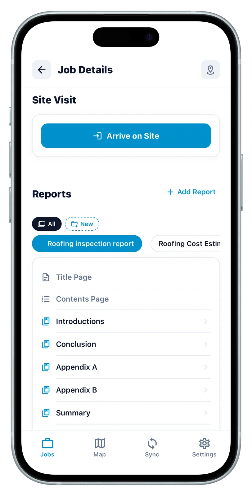 Matora companion app — Site Visit Tracking